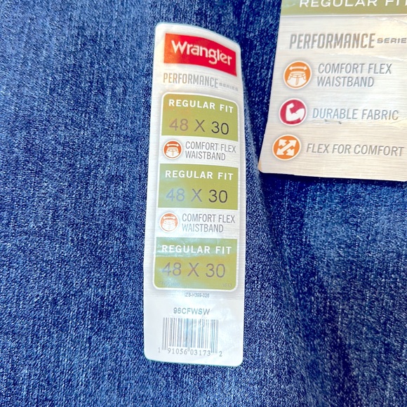 NWT Wrangler Regular Fit Jean 48x30 - Picture 11 of 13